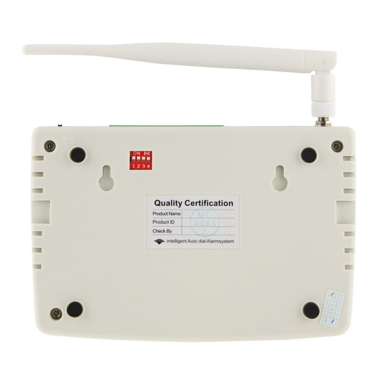 Voice Prompt GSM Automatic Dialing Alarm System, Support 4 way wired detectors