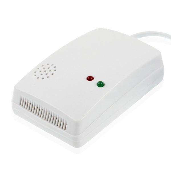 Gas Detector, AC 220V, Type of Gas Sensed: Natural Gas / Town Gas (White)