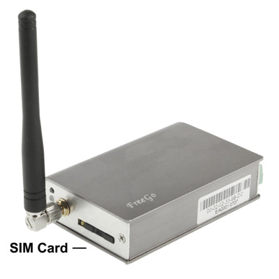 Free Go GSM Based Wireless SMS Control Gate Door Opener, Network: GSM 900 / 1800 (1 Output / 2 Inputs)