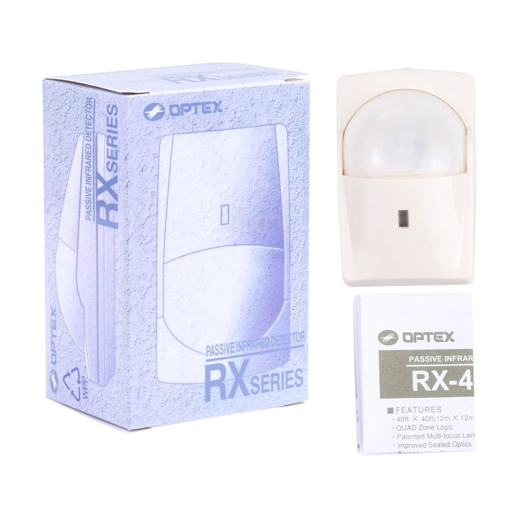 RX-40QZ Wired PIR Motion Detector Passive Infrared Movement Sensor for Home Alarm(White)