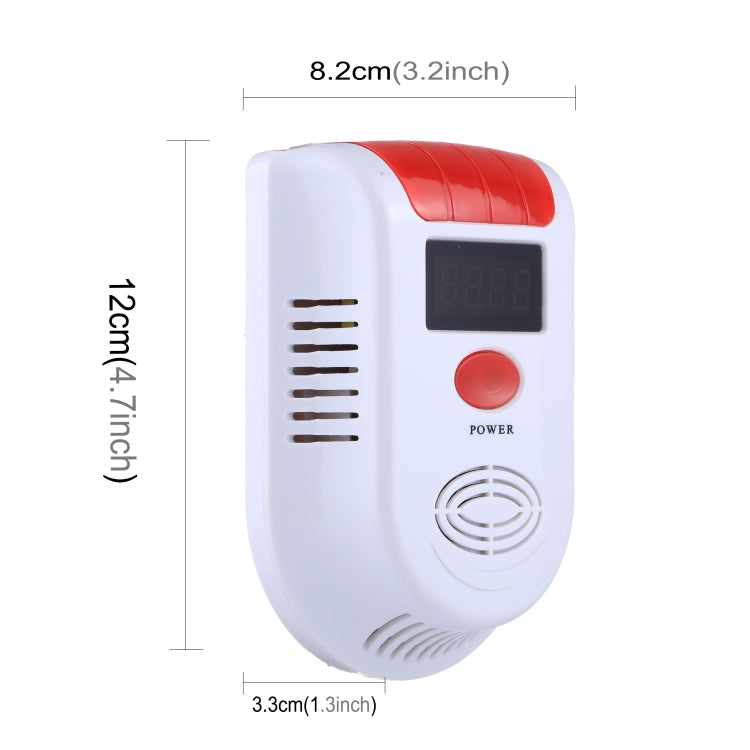 Voice-type Sound and Light Explosive Gas Detector Alarm with LED Display, Display Range: 1000ppm-9900ppm, Alarm Concentration: 2000PPM