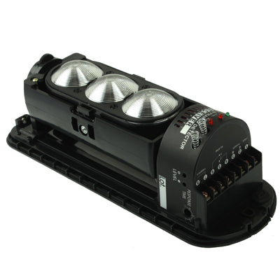 3 Beams Infrared Correlation Guardrail Beam Detector, Outdoor Distance: 50m, Indoor Distance: 150m(Black)