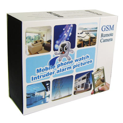 GSM Remote Camera with human body sensor, Night light, Dual Band, Network: GSM900/1800MHZ (Cannot use in the Americas country)(White)