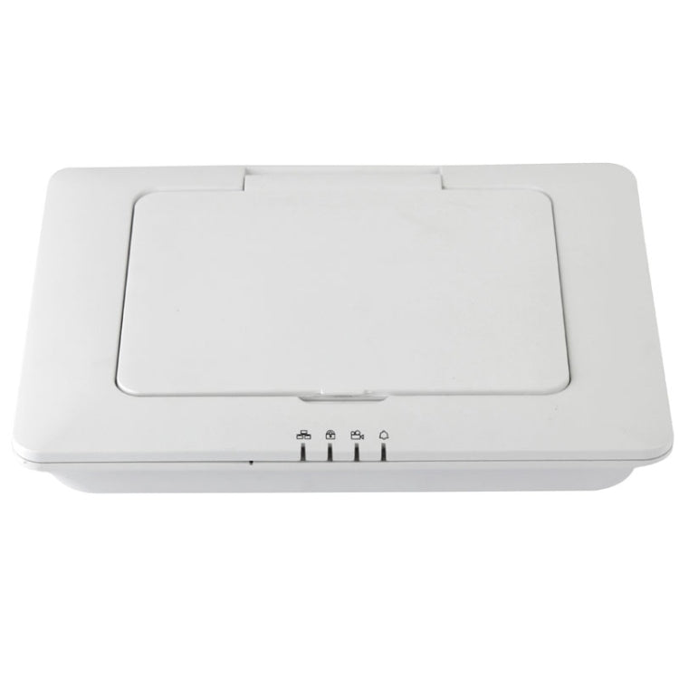 3C Smart Network Phone Call Video Wifi Alarm System, Support TF Card(White)