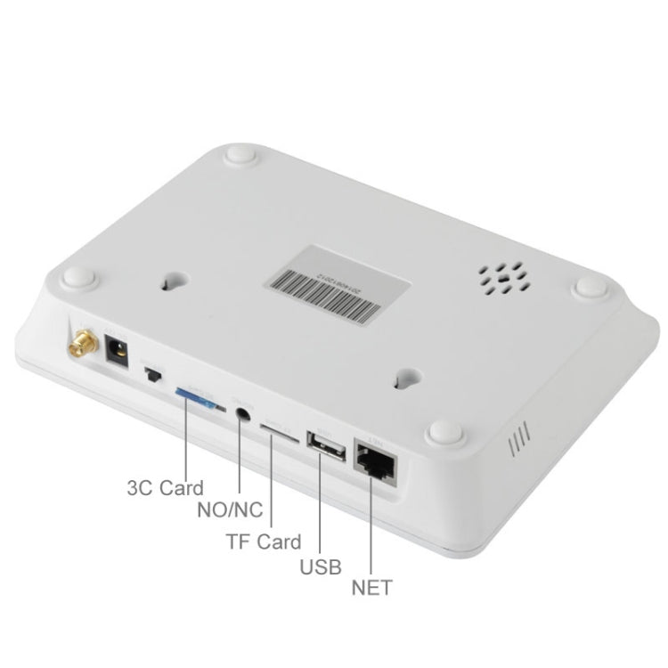 3C Smart Network Phone Call Video Wifi Alarm System, Support TF Card(White)