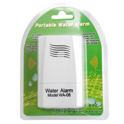 WA-08 Water Leak Alarm,  up to 100dB Alarm, with 1.5m Sensor Cable