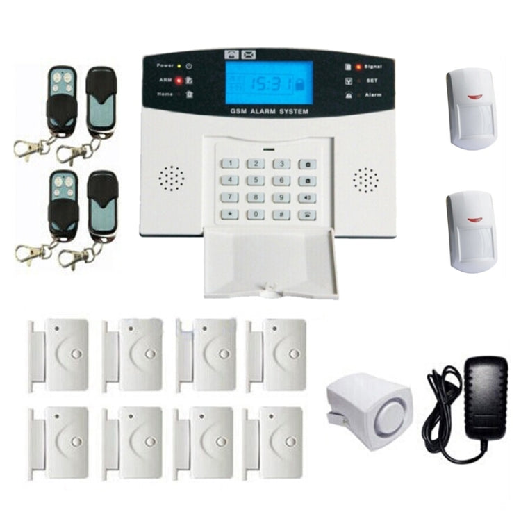 YA-500-GSM-4 Wireless GSM SMS Security Home House Burglar Alarm System With LCD Screen