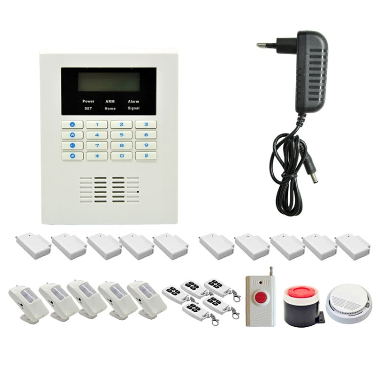 YA-600-GSM&PSTN-3 Dual Network GSM PSTN Home Alarm System, GSM Alarm with Sms Wireless LCD