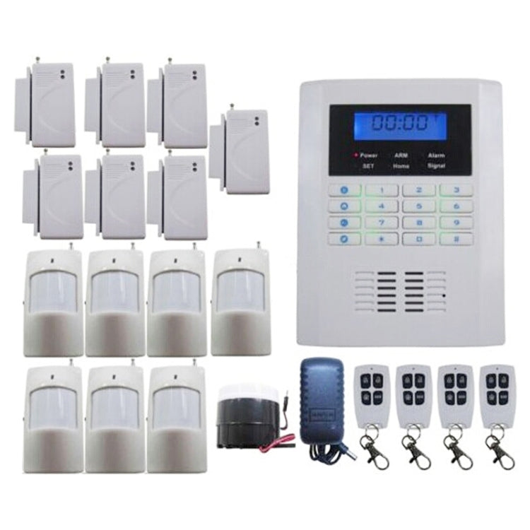 YA-600-GSM&PSTN-4 Dual Network GSM PSTN Home Alarm System, GSM Alarm with Sms Wireless LCD
