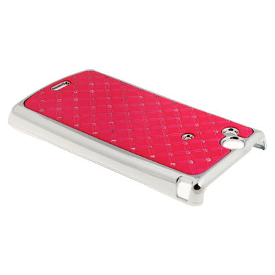 Luxury Bling Diamond Encrusted Plastic Case for Sony Ericsson Xperia Arc X12