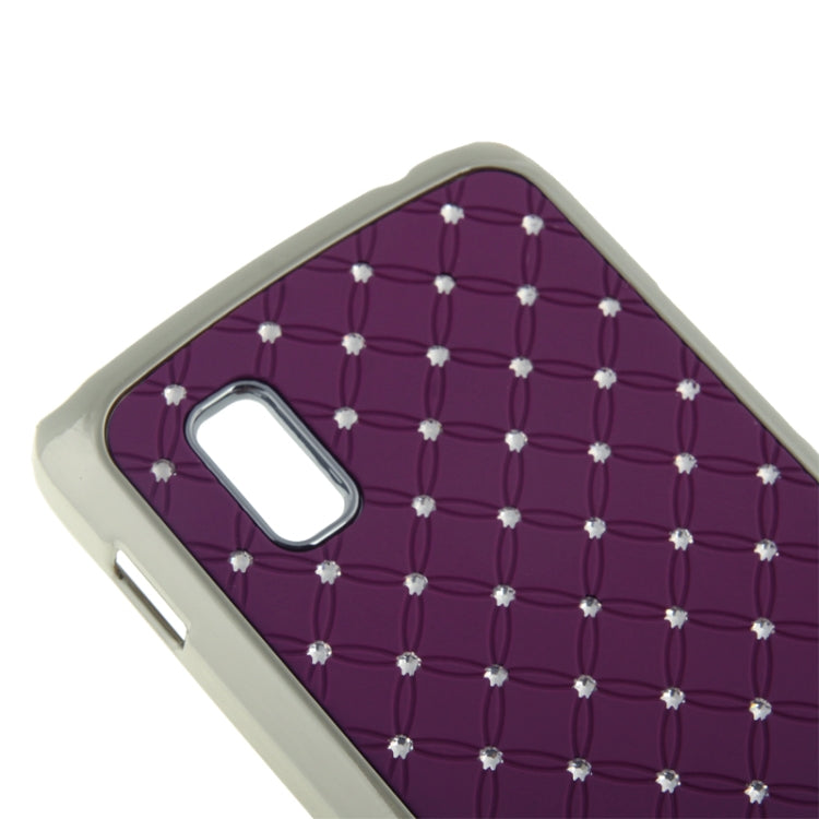 Luxury Bling Diamond Plating Skinning Plastic Case for LG Nexus 4 / E960