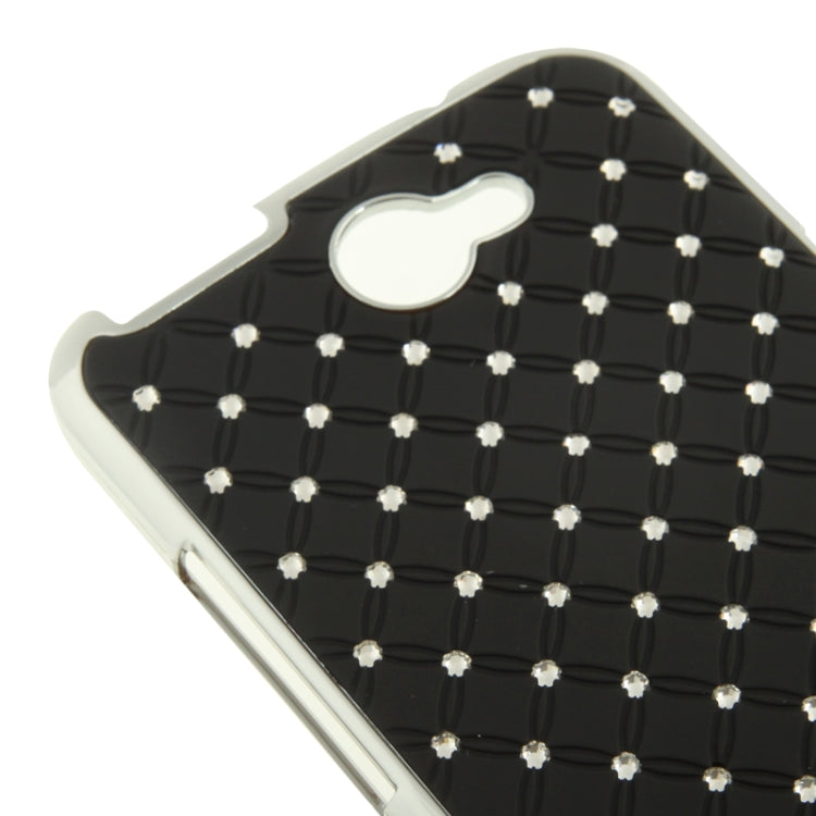 Luxury Bling Diamond Plating Skinning Plastic Case for HTC One X / S720e