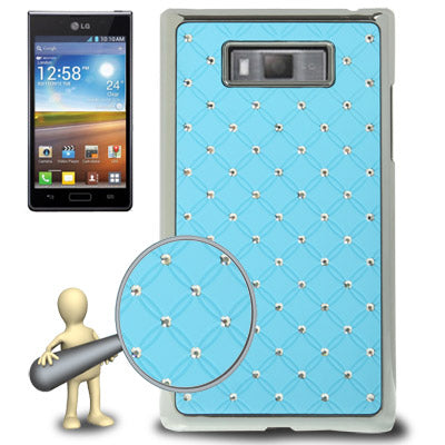Luxury Bling Diamond Plating Skinning Case for LG Optimus L7 / P705