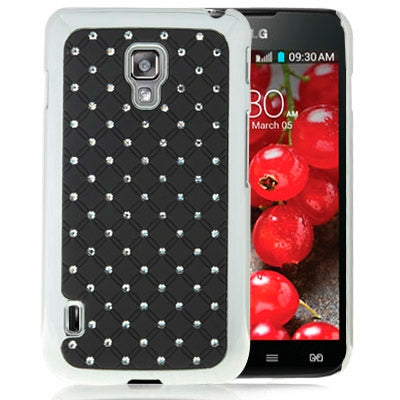 Luxury Bling Diamond Plating Skinning Case for LG Optimus L7 II / P715