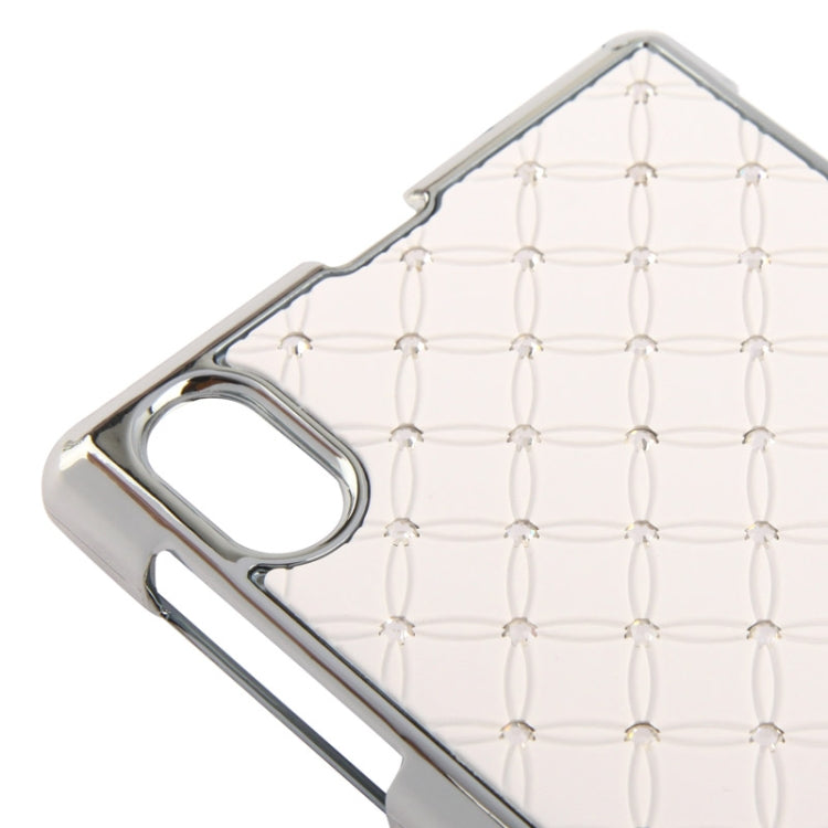 Luxury Bling Diamond Plating Skinning Plastic Case for Sony Xperia Z1 / L39h