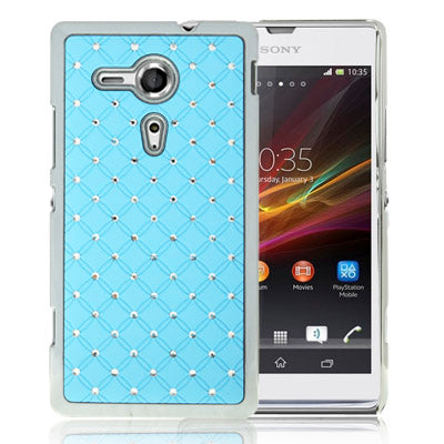 Luxury Bling Diamond Plating Skinning Case for Sony Xperia SP / M35h