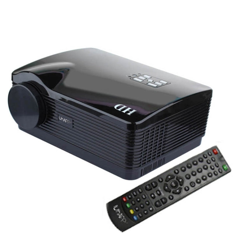 Uhappy U1 HD 1080P 3000LM Home Theater 1280*800 Projector for Video Games TV Movie, Support 3D + HDMI + YPbPr + DTV(HD DVB-T) + AV + S-Video + VGA