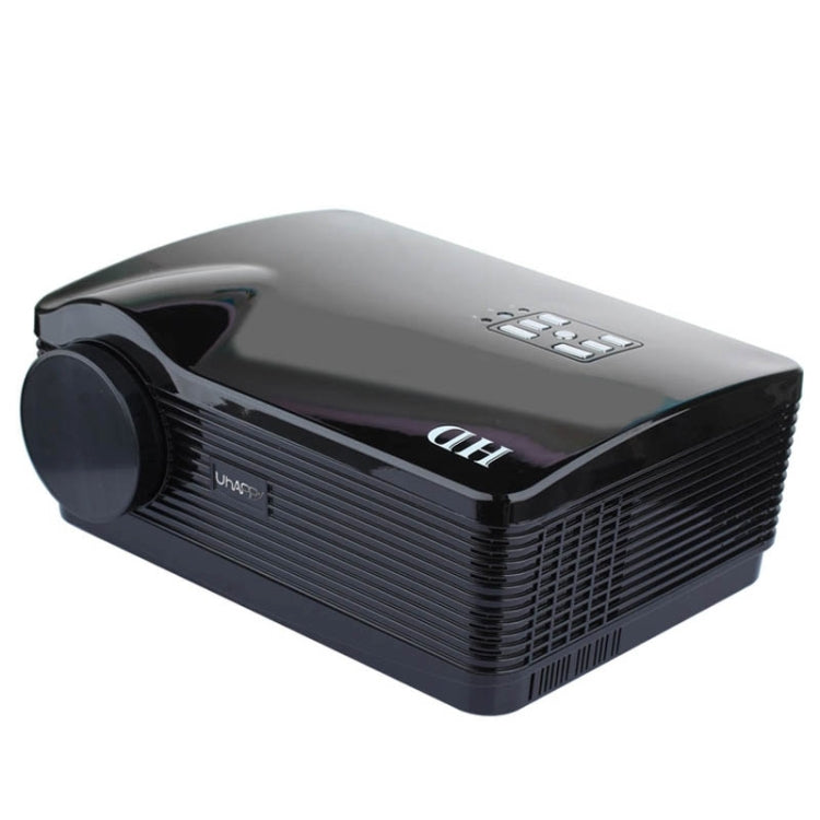 Uhappy U1 HD 1080P 3000LM Home Theater 1280*800 Projector for Video Games TV Movie, Support 3D + HDMI + YPbPr + DTV(HD DVB-T) + AV + S-Video + VGA
