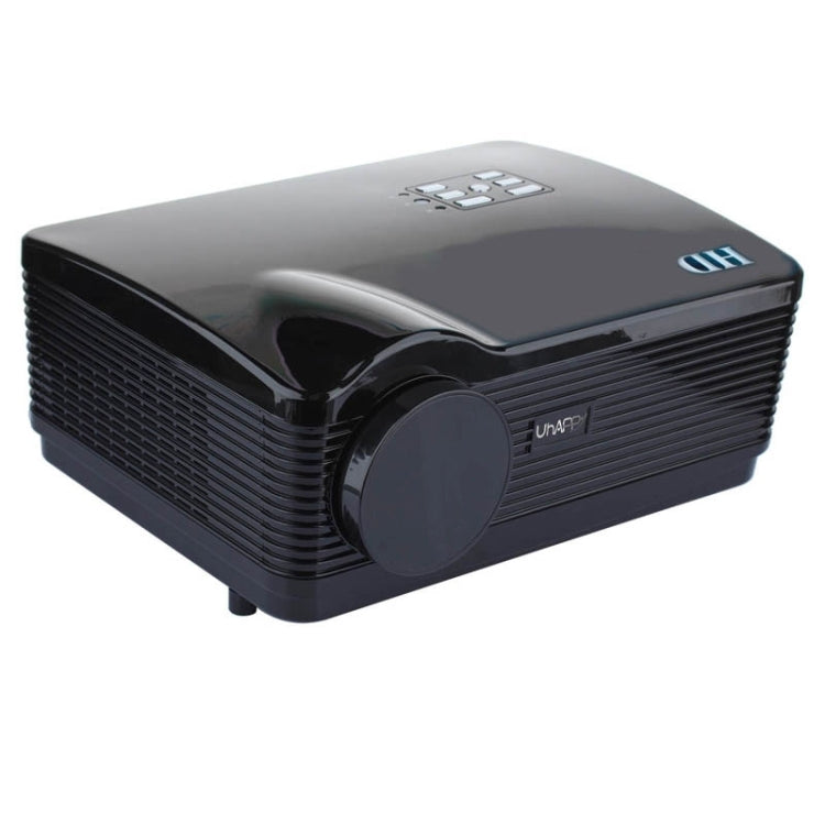 Uhappy U1 HD 1080P 3000LM Home Theater 1280*800 Projector for Video Games TV Movie, Support 3D + HDMI + YPbPr + DTV(HD DVB-T) + AV + S-Video + VGA
