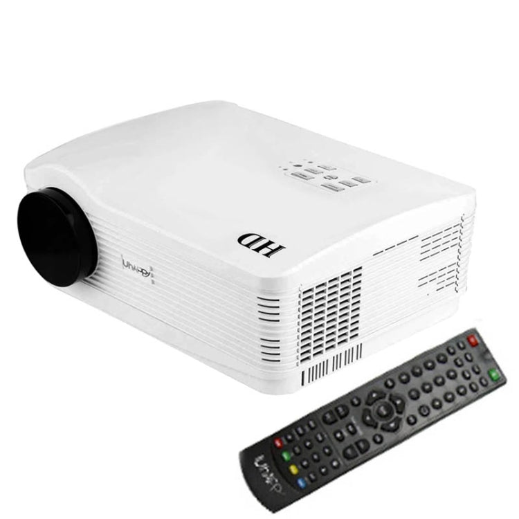 Uhappy U1 HD 1080P 3000LM Home Theater 1280*800 Projector for Video Games TV Movie, Support 3D + HDMI + YPbPr + DTV(HD DVB-T) + AV + S-Video + VGA