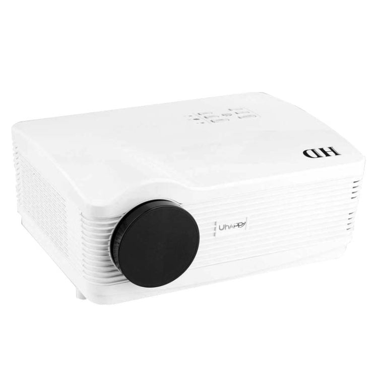 Uhappy U1 HD 1080P 3000LM Home Theater 1280*800 Projector for Video Games TV Movie, Support 3D + HDMI + YPbPr + DTV(HD DVB-T) + AV + S-Video + VGA