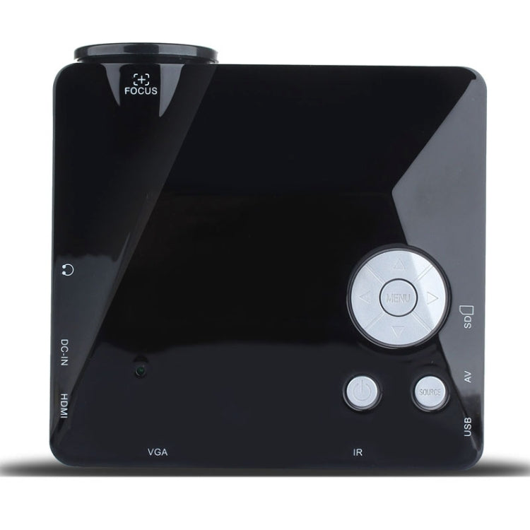 Uhappy U18 60LM Home Theater 320*240 Mini Projector with Remote Control, Support HDMI + USB + SD + AV + VGA