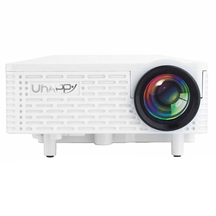 Uhappy U18 60LM Home Theater 320*240 Mini Projector with Remote Control, Support HDMI + USB + SD + AV + VGA