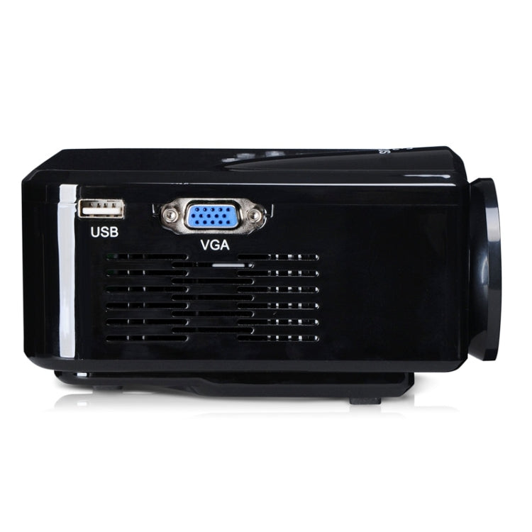 Uhappy U35 800LM Home Theater 640*480 Mini Projector with Remote Control, Support HDMI + SD + USB + TV + AV + VGA