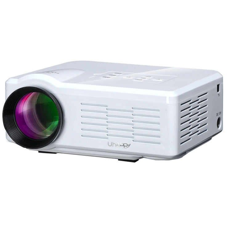 Uhappy U35 800LM Home Theater 640*480 Mini Projector with Remote Control, Support HDMI + SD + USB + TV + AV + VGA