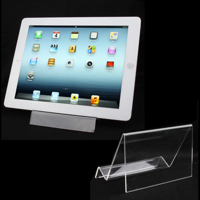 Universal Crystal Tablet Holder for 7.0 / 7.7 / 8.0 / 8.9 inch Tablet PC, Height: 80mm(Transparent)