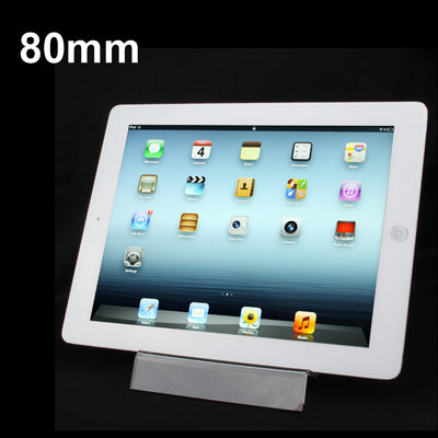 Universal Crystal Tablet Holder for 7.0 / 7.7 / 8.0 / 8.9 inch Tablet PC, Height: 80mm(Transparent)