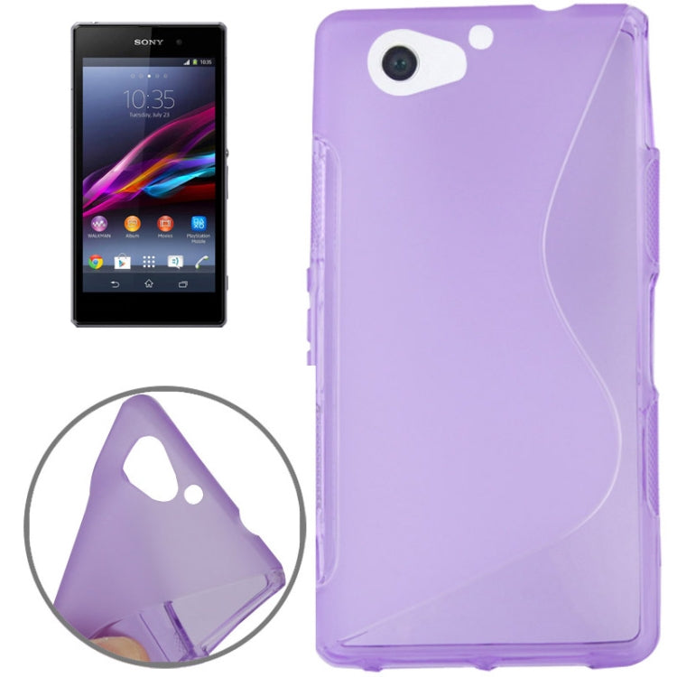 S Line Anti-slip Frosted TPU Case for Sony Xperia A2
