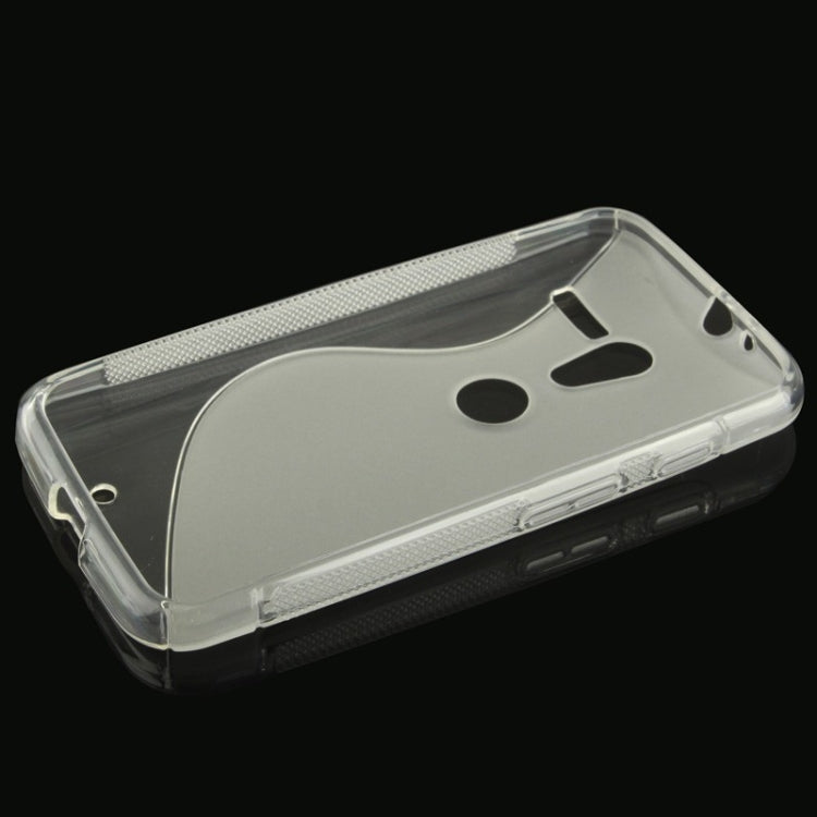 S Line Anti-skid Protection TPU Case for Motorola Moto X (Transparent)