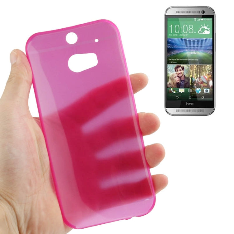 0.3mm Ultra Thin Polycarbonate Materials PC Protection Shell for HTC One M8, Transparent Version / Matte Edition