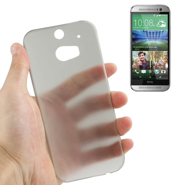 0.3mm Ultra Thin Polycarbonate Materials PC Protection Shell for HTC One M8, Transparent Version / Matte Edition