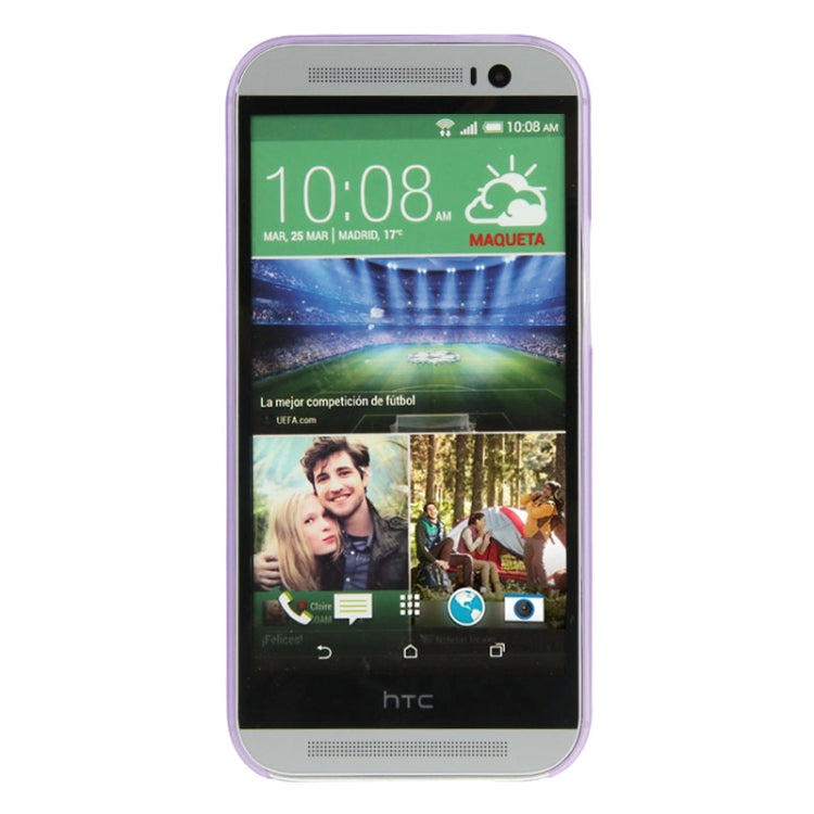 0.3mm Ultra Thin Polycarbonate Materials PC Protection Shell for HTC One M8, Transparent Version / Matte Edition