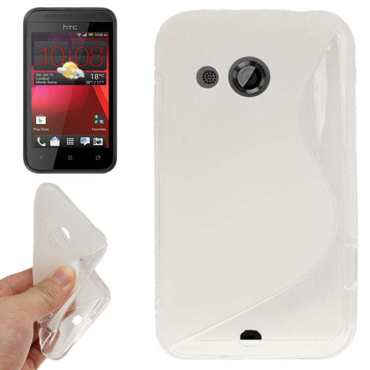 S Line Anti-skid TPU Protective Case for HTC Desire 200