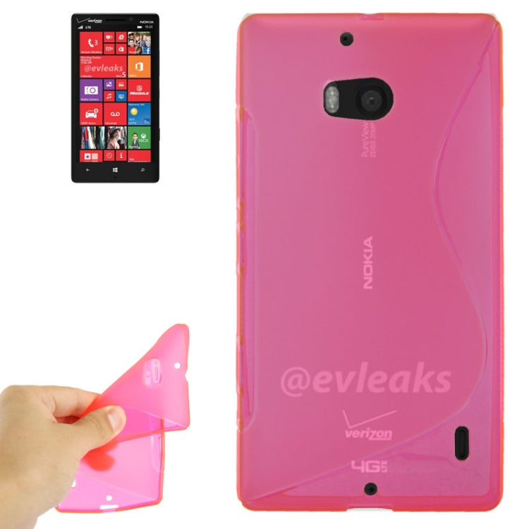 S Line Anti-skid Frosted TPU Protective Case for Nokia Lumia 929