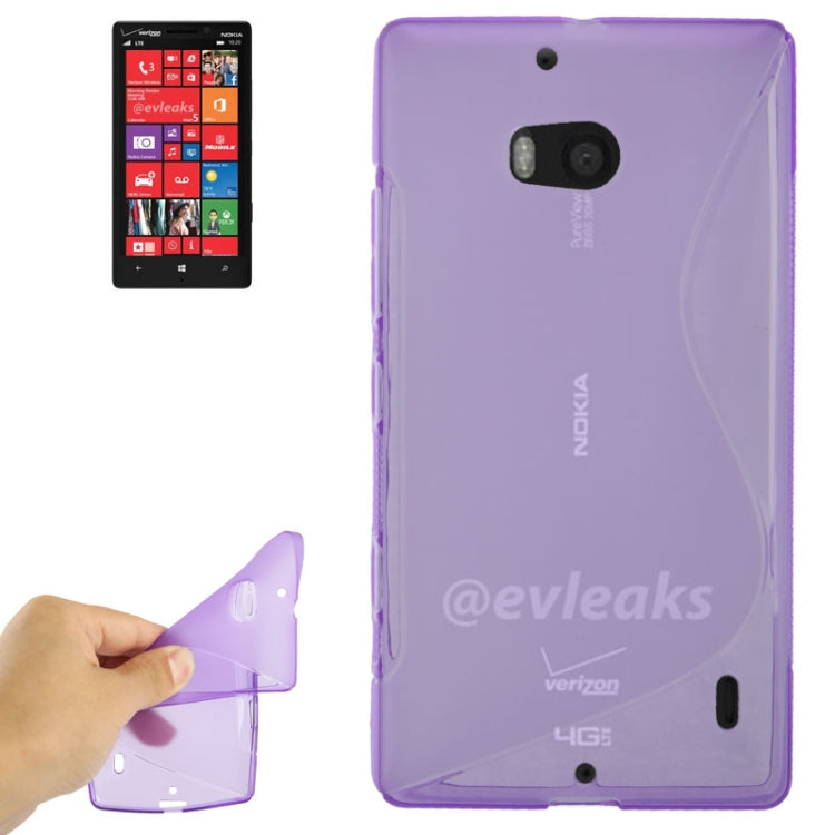 S Line Anti-skid Frosted TPU Protective Case for Nokia Lumia 929