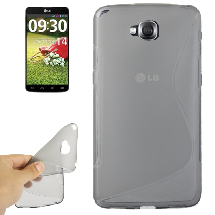 S Line Anti-skid Frosted TPU Protective Case for LG G Pro Lite Dual / D686