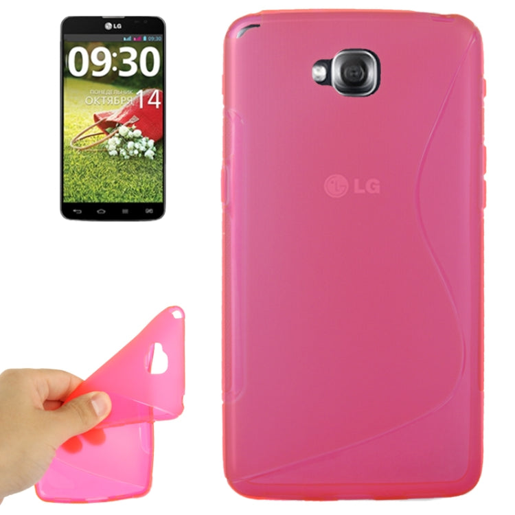 S Line Anti-skid Frosted TPU Protective Case for LG G Pro Lite Dual / D686
