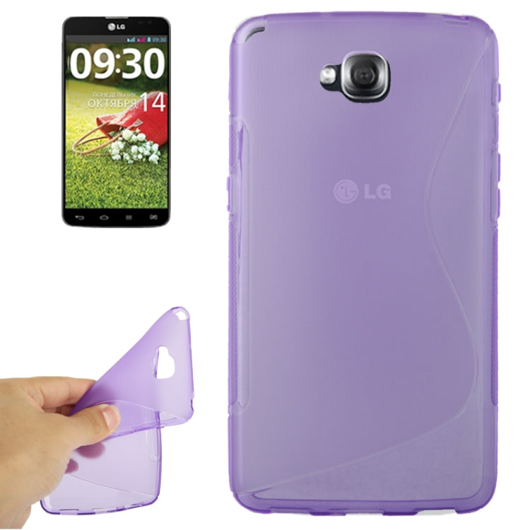 S Line Anti-skid Frosted TPU Protective Case for LG G Pro Lite Dual / D686