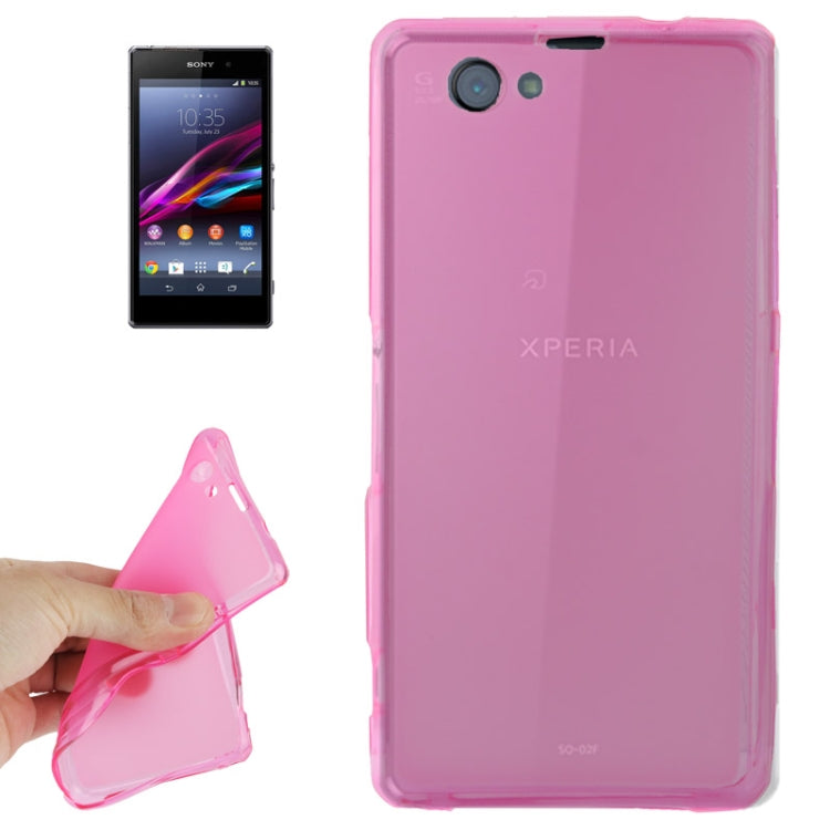 Translucent Frosted TPU Case for Sony Xperia Z1 mini