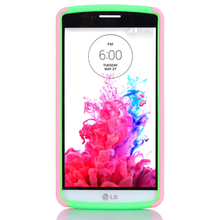 Plastic + Silicone Combination Case with Holder & Business Card Holder for LG G3 / D855