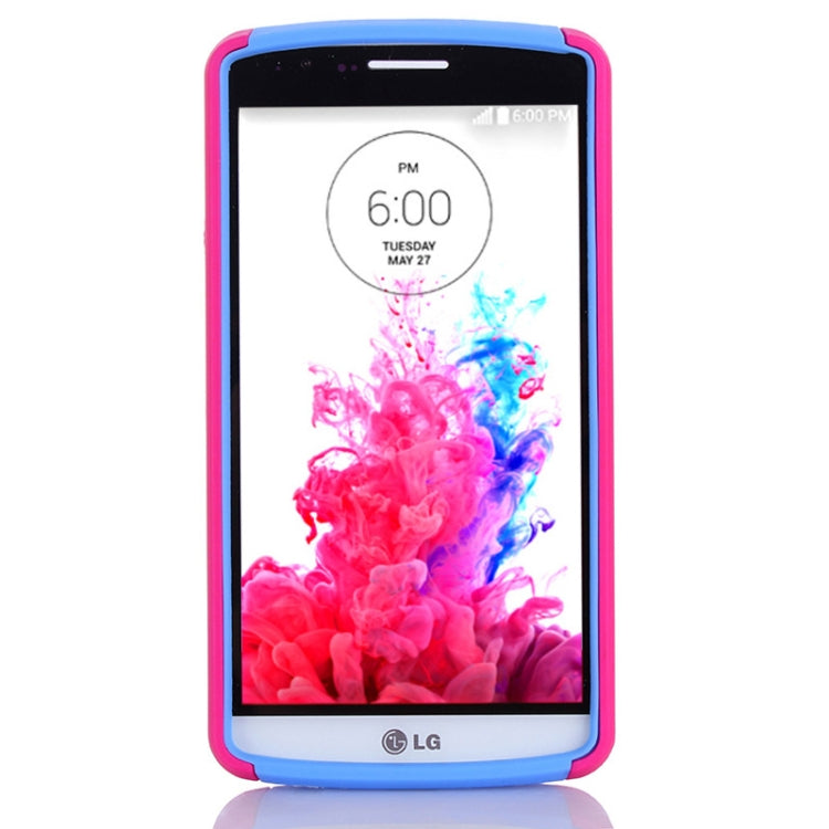 Plastic + Silicone Combination Case with Holder & Business Card Holder for LG G3 / D855