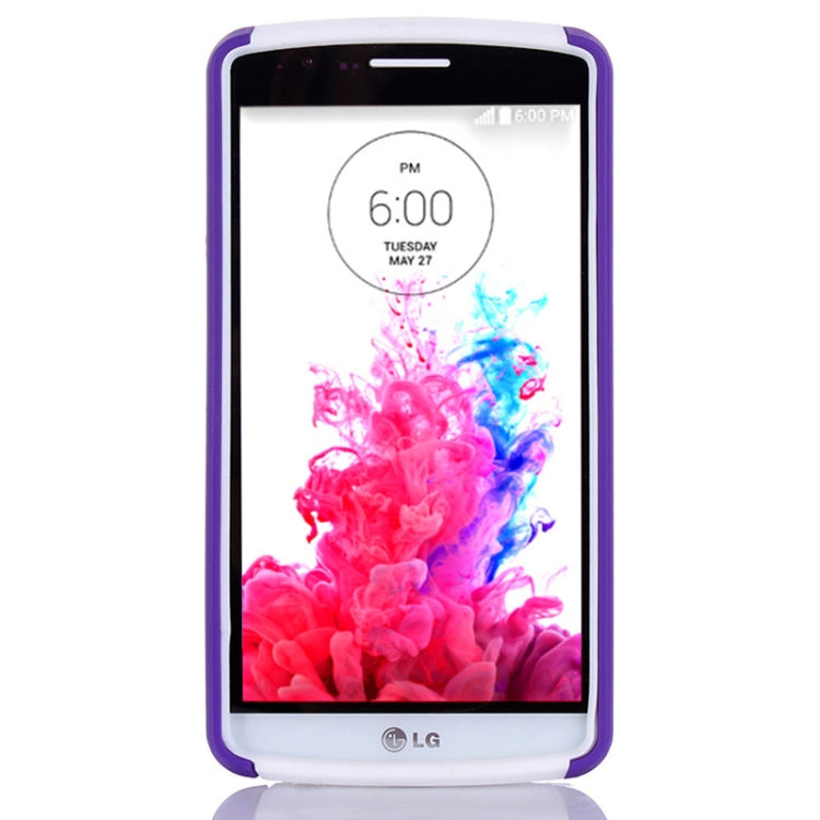 Plastic + Silicone Combination Case with Holder & Business Card Holder for LG G3 / D855