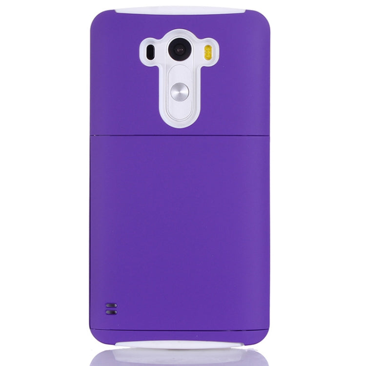 Plastic + Silicone Combination Case with Holder & Business Card Holder for LG G3 / D855