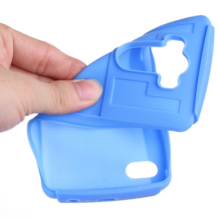 Plastic + Silicone Combination Case with Holder & Business Card Holder for LG G3 / D855