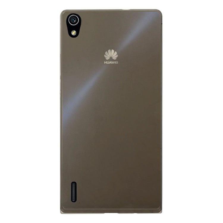 0.7mm Ultra-thin TPU Transparent Protective Case for Huawei Ascend P7