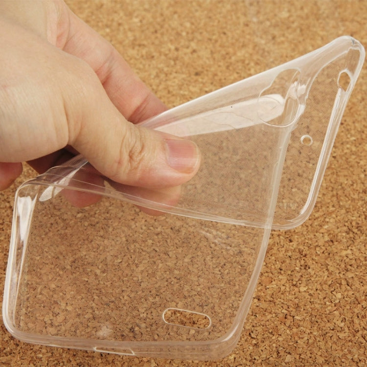 0.7mm Ultra-thin TPU Transparent Protective Case for Huawei Honor 3X / G750(Transparent)